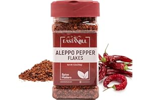 Eastanbul Aleppo Pepper, 150g, Aleppo Pepper Flakes, Ground from Turkey, Pul Biber for Mediterranean & Middle Eastern Dishes, Crushed Turkish Red Biber Flakes, Delicious Chili, Vegan, Gluten Free