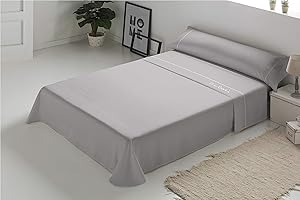 Pierre Cardin Arcadia Parure de lit 100% Coton pour lit de 150 cm Gris