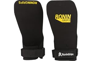 RoninGrips Anto Calleras Largas para Cross Training sin Agujeros, 2mm de Grosor, Tú Decides Proteger el Pulgar o False Grips para Tus Manos Hombre y Mujer
