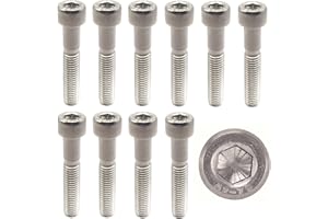 ProRaje - Viti in acciaio inox M6 x 60 mm, testa cilindrica BTR Ø 6 x 60 mm, viti CHC a 6 esagono incassato (chiave allen), acciaio inossidabile A2-70 (V2A/304), ISO 4762/DIN 912: set di 20 pezzi