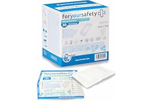 DR.KUECHLER MEDICAL Dr. Kuechler Medical FORYOURSAFETY Wundpflaster -besonders hautfreundlich-einzeln steril verpackt-Pflaster latexfrei, extra sensitiv, ausgezeichnet haftend, für privat, Ärzte, Krankenhäuser
