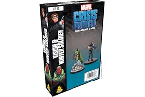Atomic Mass Games , Marvel Crisis Protocol: Character Pack: Vision and Winter Soldier , Miniatures Game , Ages 10+ , 2+ Players , 45 Minutes Playing Time