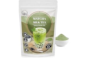 Matcha Bubble Milk Tea Instant 3in1 Powder Mix - 1kg (33 Drinks) | For Boba Tea, Milkshake, Blended Frappe and Bakery | Authentic Taiwan Recipe | Zero Trans Fat, No Preservatives by Moriyama Teahouse