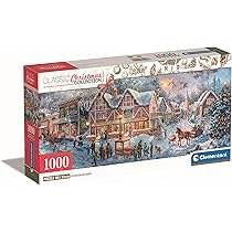 Clementoni 39925 Puzzle Bożonarodzeniowe - 1000 Elementów dla