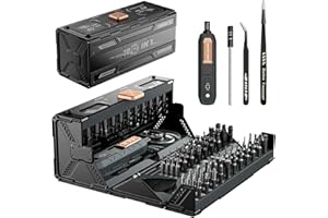 JAKEMY 180 in 1 Feinmechaniker Schraubendreher Set Reparatur Werkzeug mit Schraubenausdreher Set für Laptop, iphone, ipad, Switch, PS5, Xbox, Handy, Macbook, Computer, Brille, Uhren, usw