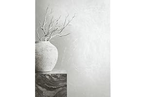 marburg Papier peint blanc brillant aspect béton structure moderne look industriel pour salon, chambre à coucher, cuisine, 10,05 x 0,53 m