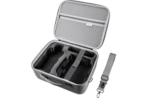 Uvafly Air 3/Air 3S torba, przenośna torba do przechowywania ze skóry PU, torba podróżna z paskiem na ramię do drona DJI Air 3/Air 3S Fly More Combo drona RC 2 i innych akcesoriów