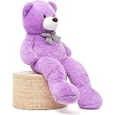 Sevgiliye &Ouml;zel Hediye - 140 cm Papyonlu Peluş Ayıcık... 140cmAyı (MOR)