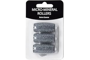 Extra Grobe 3 Nachfüll Ersatzrollen von Own Harmony für Elektrischen Hornhautentferner CR900 - Fußpflege für Gesunde Füße - Beste Pediküre Feile Werkzeuge - Nachfüllungen 3 Aufsätze für Männer