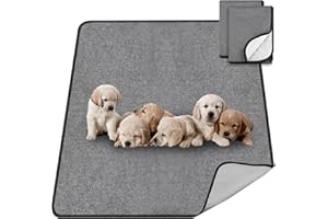 TAIKURA 2 szt. Wielokrotnego użytku Podkładki Treningowe dla Psów Zmywalne 70 * 100 CM Ultra Chłonny Antypoślizgowy Koc Dla Psa Kot