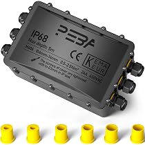 Ledvion Außensteckdose Mit Erdspieß – 2 Steckdosen, IP44 Wasserdicht, Aluminium, 3 Jahre Garantie