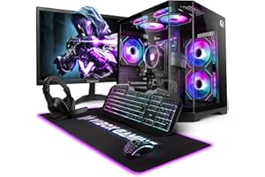 VIBOX VI-206 PC Gamer Complet • 22" Écran • AMD Ryzen 3 3200G 4,0 GHz • Radeon Vega 8 • 8 Go RAM • 480Go SSD • Linux OS • WiFi