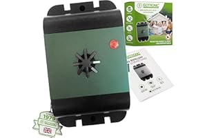 ISOTRONIC® Ultrasonic Bird Repeller device, Battery powered portable Bird Deterrent, Pigeon Scarer - Pack of 1 Pcs.