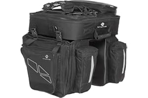 M-Wave Triple Bag Traveller 62 l Czarny/Szary