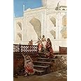 Tallenge - Nautch Girls At Taj Mahal - Edwin Lord Weeks - Vintage Indian Painting - Small Poster(Paper,12 x 17 inches, MultiColour)