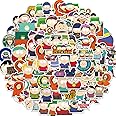 100pcs Southpark Stickers for Suitcase Skateboard Laptop Computer Water Bottles Car Teens Boys Girls Decal