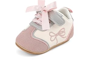 MK MATT KEELY Zapatillas para Bebé Niña Niños Primeros Pasos Zapatillas Antideslizantes de Cuero Suave de PU 0-18 Meses