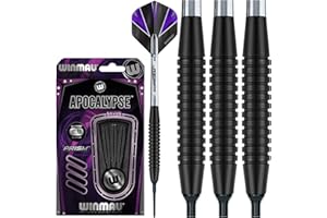 ‎WINMAU Winmau Apocalypse Brass Softip Dartpfeile Set mit Flights und Schäfte