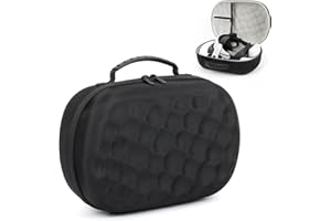 CBDYWVR Etui do MetaQuest 3S/3, przenośna torba podróżna z twardą skorupą do Quest 3S VR Gaming Headset kompatybilna z paskiem na głowę Bobovr M3 Pro Battery, z osłoną obiektywu