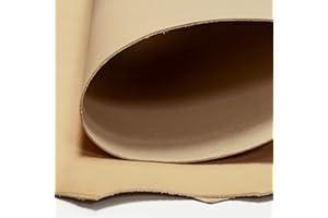 Realeather Crafts LRSS 0406 Leder Rindsleder, Veg-hellbraune Doppelschulter, 4-6 Oz