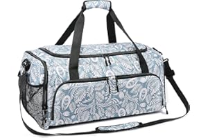 Sucipi Sporttasche Damen Reisetasche Sporttaschen mit Schuhfach & Nassfach Weekender Tasche Wasserdicht für Fitness Sport Training Reise als Gym Bag Schwimmtasche Strandtasche Saunatasche