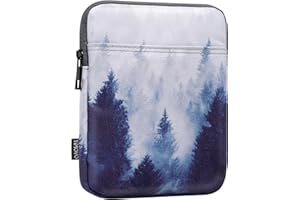 ‎TIMOVO TiMOVO 6-7 Zoll Sleeve Hülle Kompatibel mit Kindle 2022 Kindle Paperwhite 11.Gen 2021/Kindle 10.Gen 2019, Kindle Oasis 2019/2017, E-Reader Kindle(8.Gen 2016) Schutzbeutel mit klein Tasche, Grauer Wald