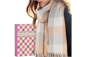 Geschenke für Frauen Schal Damen Winter: Kaschmir Damenschal Winterschal Wollschal Damen, Teenager Mädchen Geschenke für Mama Freundin Nikolaus Geschenke Weihnachtsgeschenke für Frauen Adventskalender