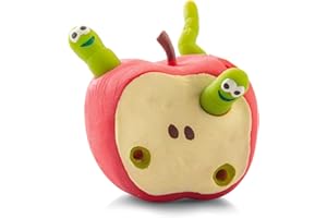 Tobar Rozciągliwa zabawka antystresowa z jabłkami i robakami