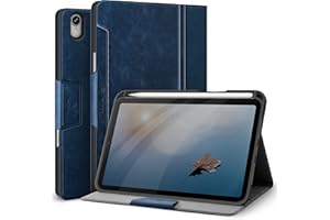Antbox Etui na iPad Mini 6. generacji 2021 8,3 cala z uchwytem na rysik Apple Pencil, funkcja automatycznego wygaszenia/wybudzenia ze skóry PU, skórzane etui ochronne Smart Cover z funkcją stojaka