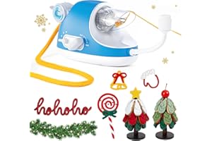 Caydo Tricotin Automatique, Machine de Tricotar Tejer, Eléctrico Máquina de Tejer Pro con 3-Velocidad Ajustable, Herramienta de Tejer Para el Hogar, DIY Máquina de Ganchillo para Adultos y Niños