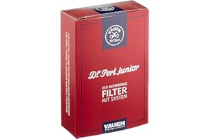 Dr. Perl Filter Jubox 100 Vau 17341 Lot de 100 filtres à charbon actif Junior 9 mm Rouge
