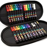 Posca PC-5M Paint Pen Set - 8 Pastel Colors, Water-Based Permanent Marker For Multi-Surfaces - View #5