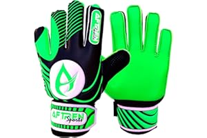 AFTREN Fußball Torwarthandschuhe für Jungen Kinder Kinder Erwachsene Fußball Torwarthandschuhe Schutz Super Grip Palms für Junior Üben
