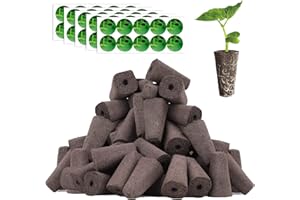 Haligo Square Capsules for Hydroponic Growing System, 50 Square Growing Sponges with 50 Capsule Labels Replacement Parts Compatible with IDOO, QYO, LYKO (Square)