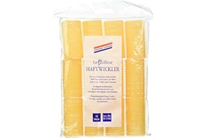 Fripac-Medis Le Coiffeur wałki do włosów, żółte, średnica 32 mm, woreczek z 12 sztukami