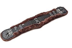 ‎ENGEL REITSPORT Engel Reitsport Lammfell Sattelgurt Dressur Kurzgurt Konturgurt E-Kontur