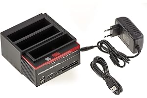 ‎KALEA-INFORMATIQUE KALEA-INFORMATIQUE Triple Docking Station 2 SATA-Ports und EIN IDE 2.5 ET 3.5 Port zu USB 3.0. HDD Dock mit CLONAGE-Funktion und 3A-Stromversorgung.