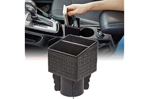 Kwak's Automobile Central Control Container Carré Conteneur Poche de Commande Voiture Siège Prise de Sac de Gestion de Poche Réservoir Bouteille de Téléphone Clé de Monnaie Collector(D Type)