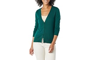 Amazon Essentials Kobiety Lekki kardigan z dekoltem w serek (dostępny w wersji Plus Size)