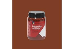 La Pajarita 111113 Pintura para Decoración y DIY, Satinada, 1, Rojo (Oxido)