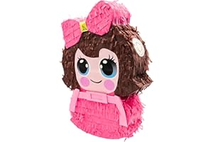 VOLUP Pignatta Compleanno Bambina Grande 40x30x9cm Pentolaccia Compleanno Bambina Pinata Compleanno Bambini - Da Riempire Con Regali Compleanno Bambini Gadget