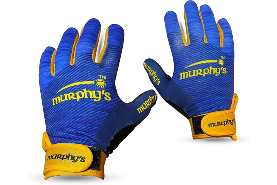 Murphy's Gaelic Gloves Junior, navy/yellow, 5 / Under 10