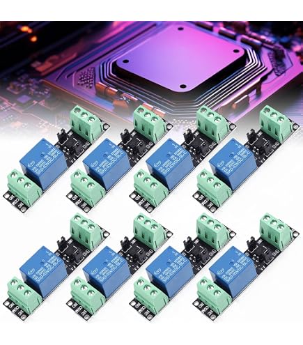 Relais Arduino APKLVSR 5 PCS 1 Canal 3 V/3.3 V Relais Module De Pilote De Haut Niveau Optocoupleur Module De Relais 5v