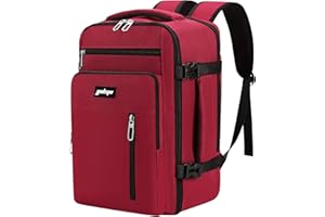 YOKGO Bagaż Podręczny 40x30x20 Plecak, 24-30L Rozkładany 40x30x25 Plecak Podróżny Męski i Damski do Ryanair, Eurowings, Wizzair, Vueling,Cabin Bag Travel Backpack do Pracy, Biznesu i Podróży