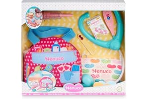Nenuco-Botiquín de emergencias, Accesorios medicos para muñecos, Regalo Ideal para niñas y niños a Partir de 3 años(Famosa 700016295)