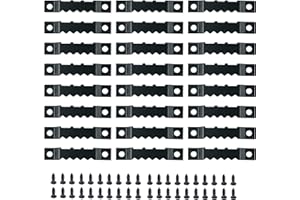 Ruidee 100 Stück Sägezahn-Bilderrahmen-Aufhänger Bildaufhänger Leinwand Aufhänger Bilderrahmen Halterung für Heimdekoration Hängehaken für Bilderrahmen （Schwarz）