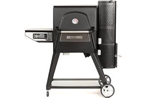 Masterbuilt MB20041020 Gravity Series 560 Outdoor Digital Charcoal Barbecue Griddle + Grill + Smoker, Portable, Built-in Thermometer Gauge in Black
