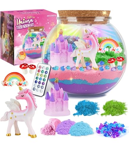 Cadeaux De Dinosaure Pour Les Enfants, DIY Dinosaur Terrarium Craft Set Avec Timing Télécommande, DIY Créatif Dino Night Light, Kits D'artisanat Des Sciences éducatives Pour Les Enfants 3-12 Ans