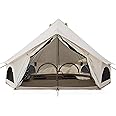 White Duck Outdoors Premium Avalon Canvas Bell Tent 13' with UV Treatment, Water Repellent, Stove Jack, Bug mesh for All Season Camping & Glamping