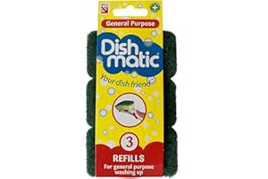 Dishmatic Spare Heads Green HD 3pk